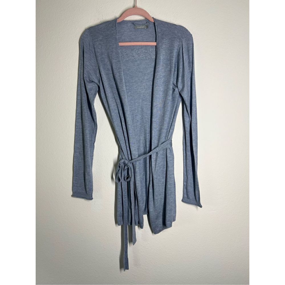Maddison Women’s Knit Cardigan Size M Light Blue